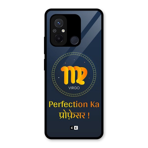Perfect Virgo Glass Back Case for Redmi 12C