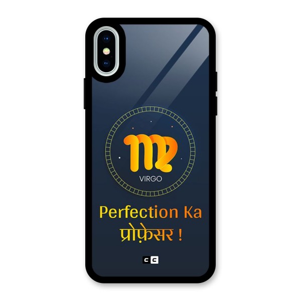 Perfect Virgo Glass Back Case for iPhone X
