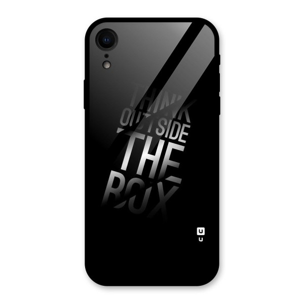 Perspective Thinking Glass Back Case for iPhone XR