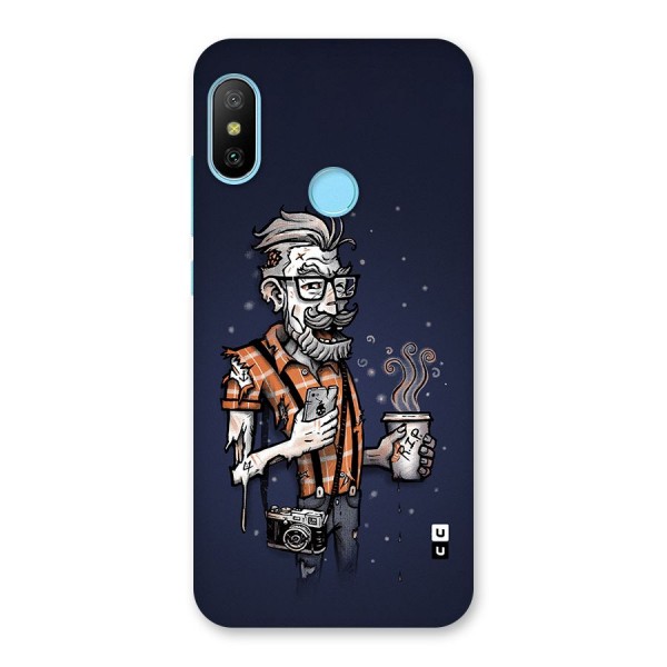 Photographer illustration Back Case for Redmi 6 Pro