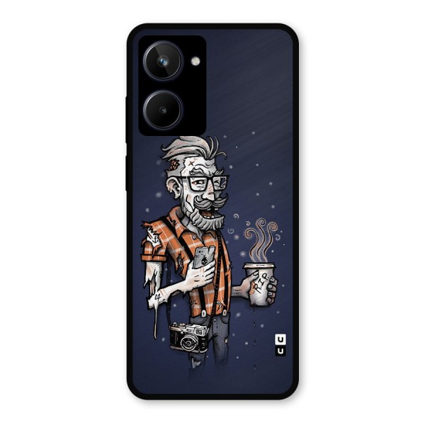 Photographer illustration Metal Back Case for Realme 10