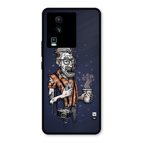Photographer illustration Metal Back Case for iQOO Neo 7
