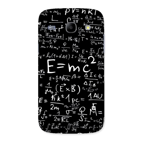 Physics Equation Back Case for Galaxy Core