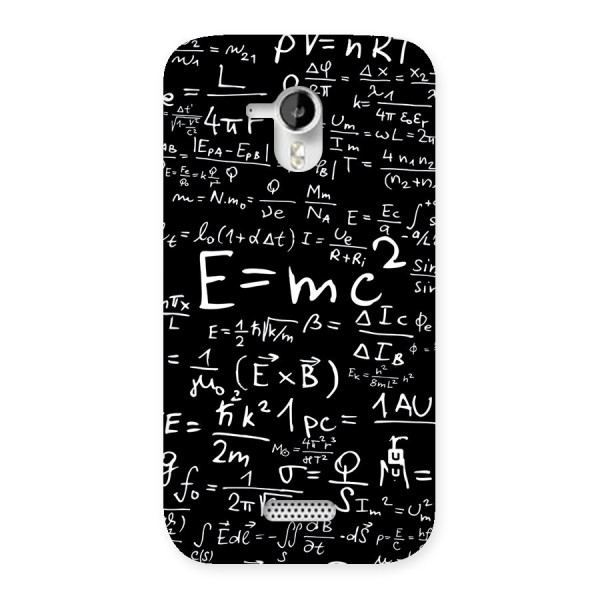 Physics Equation Back Case for Micromax Canvas HD A116