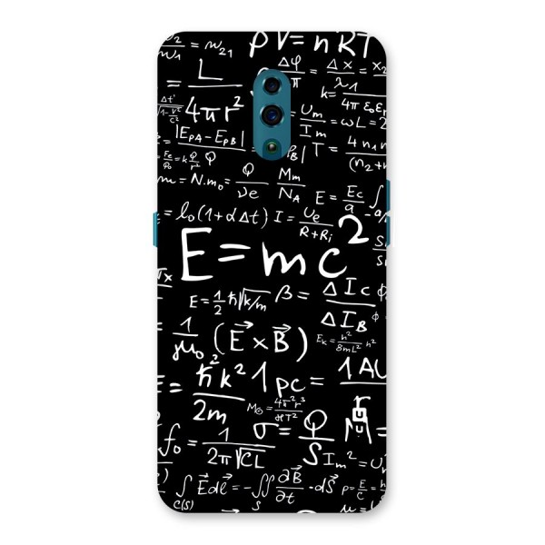 Physics Equation Back Case for Oppo Reno