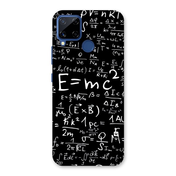 Physics Equation Back Case for Realme C15