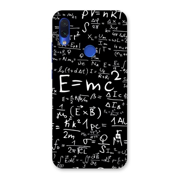 Physics Equation Back Case for Redmi Note 7