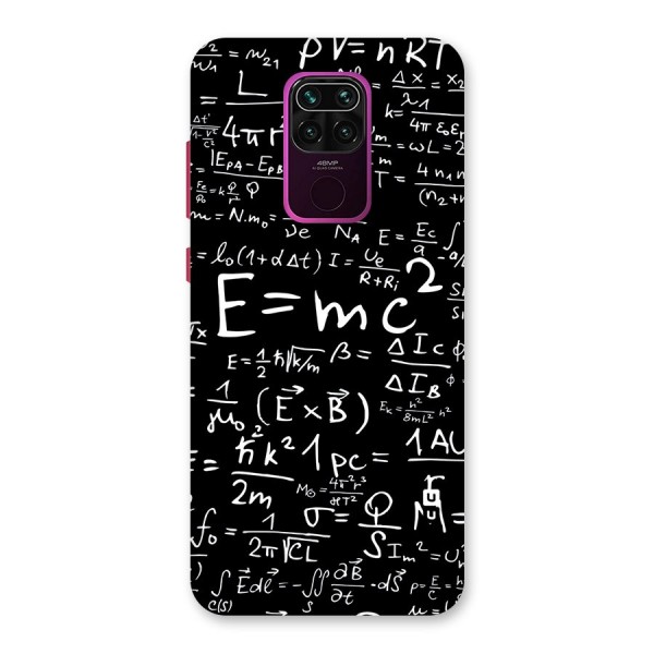 Physics Equation Back Case for Redmi Note 9