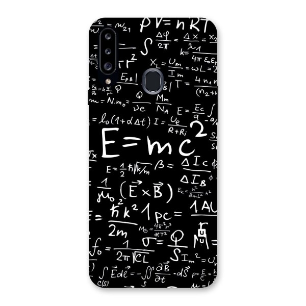 Physics Equation Back Case for Samsung Galaxy A20s