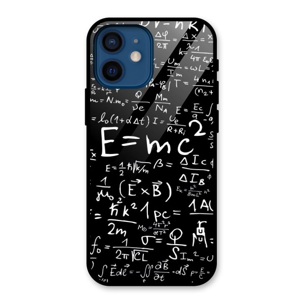 Physics Equation Glass Back Case for iPhone 12 Mini