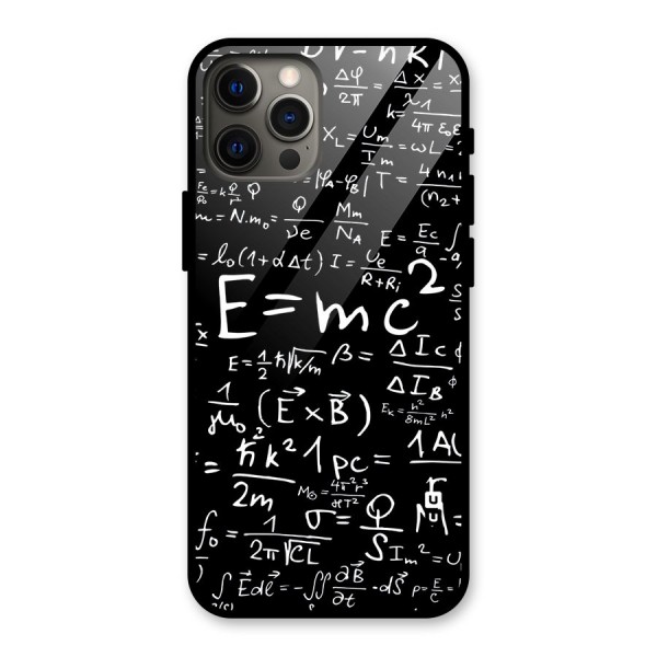 Physics Equation Glass Back Case for iPhone 12 Pro Max