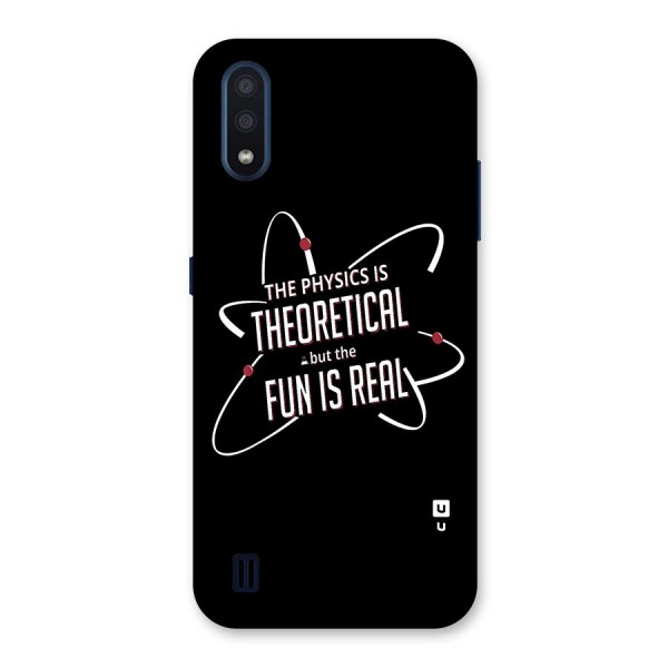 Physics Theoretical Fun Real Back Case for Galaxy M01