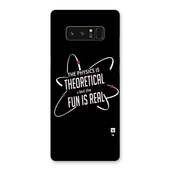 Physics Theoretical Fun Real Back Case for Galaxy Note 8