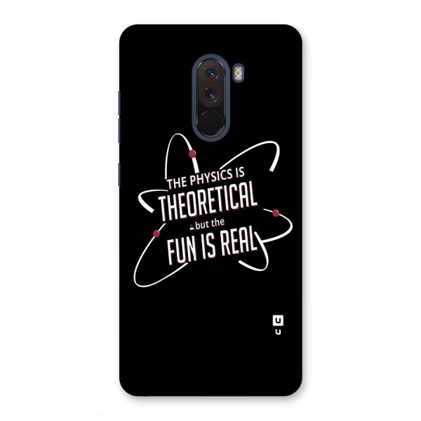 Physics Theoretical Fun Real Back Case for Poco F1