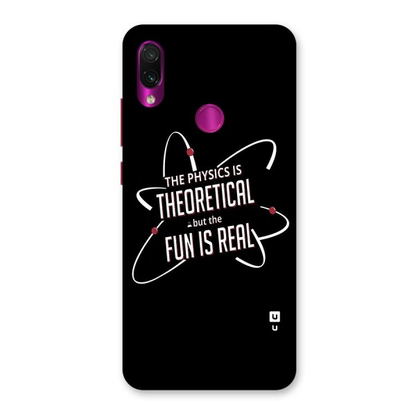 Physics Theoretical Fun Real Back Case for Redmi Note 7 Pro