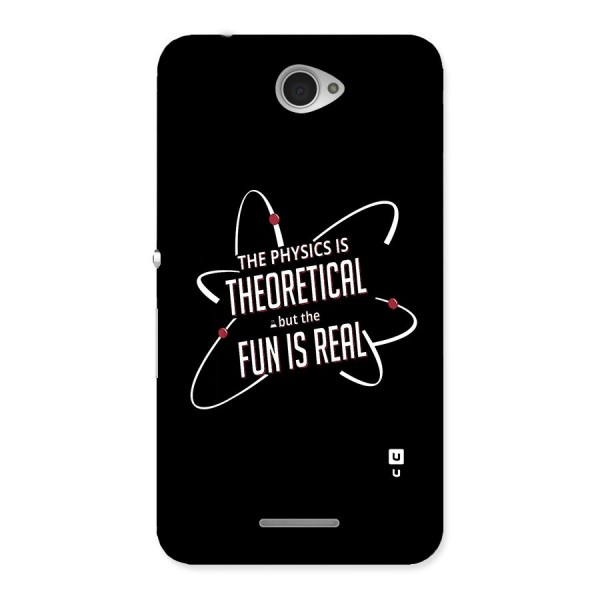 Physics Theoretical Fun Real Back Case for Sony Xperia E4