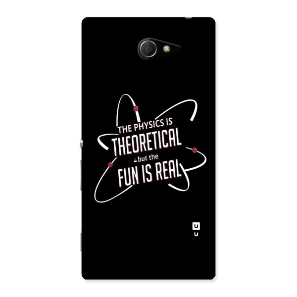 Physics Theoretical Fun Real Back Case for Sony Xperia M2