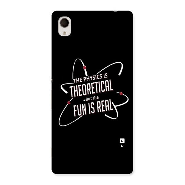 Physics Theoretical Fun Real Back Case for Sony Xperia M4