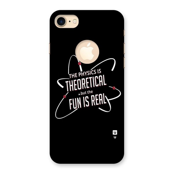 Physics Theoretical Fun Real Back Case for iPhone 7 Logo Cut
