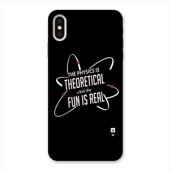 Physics Theoretical Fun Real Back Case for iPhone XS Max