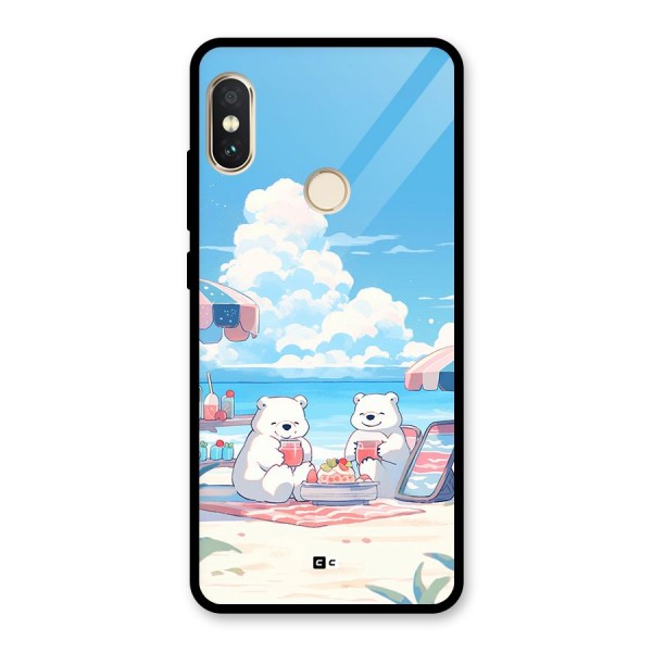Picnic Time Glass Back Case for Redmi Note 5 Pro