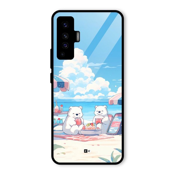 Picnic Time Glass Back Case for Vivo X50