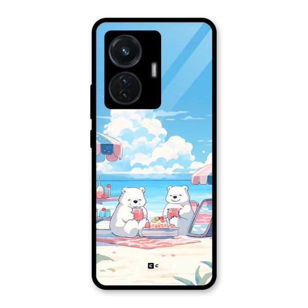 Picnic Time Glass Back Case for iQOO Z6 44W