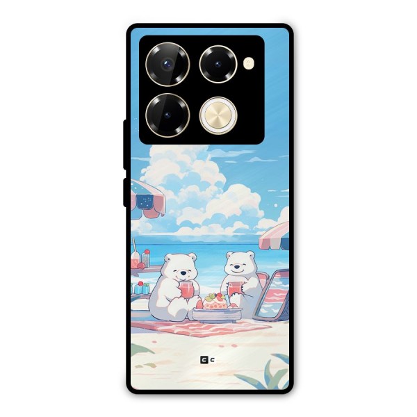 Picnic Time Metal Back Case for Infinix Note 40 Pro Plus