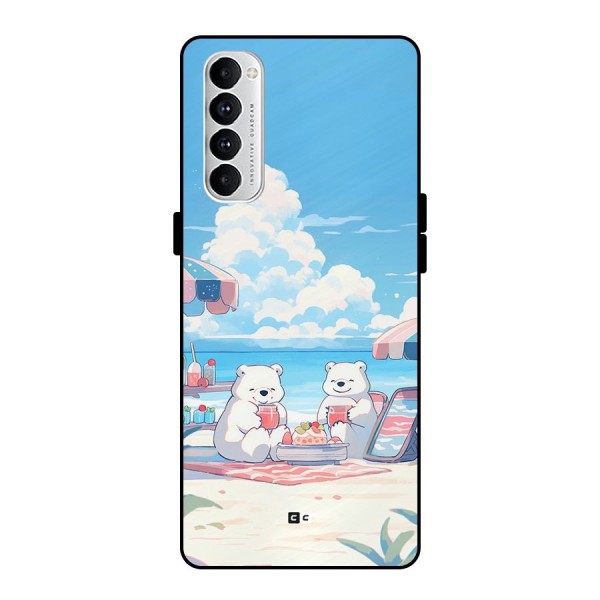 Picnic Time Metal Back Case for Oppo Reno4 Pro