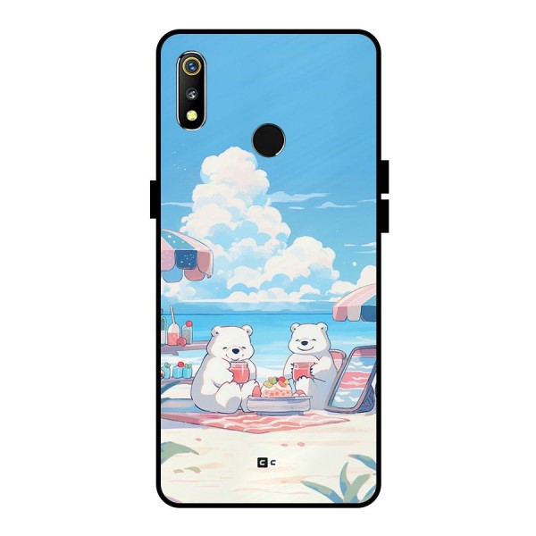 Picnic Time Metal Back Case for Realme 3