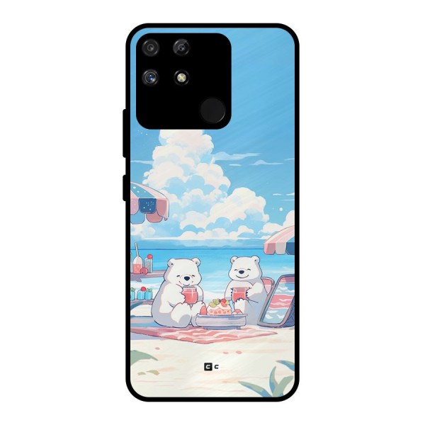 Picnic Time Metal Back Case for Realme Narzo 50A