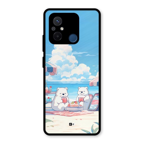 Picnic Time Metal Back Case for Redmi 12C