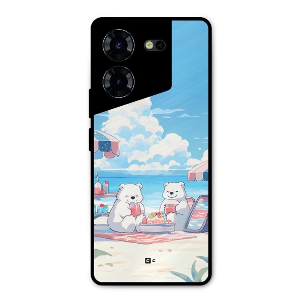 Picnic Time Metal Back Case for Tecno Pova 5 Pro 5G