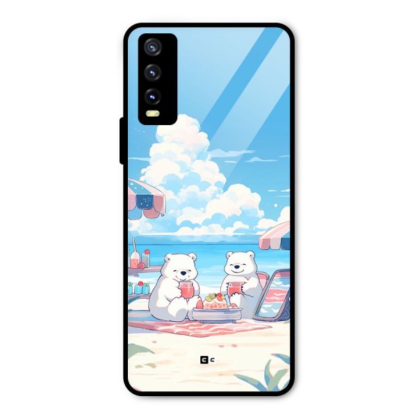 Picnic Time Metal Back Case for Vivo Y20i
