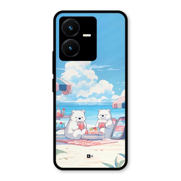 Picnic Time Metal Back Case for Vivo Y22