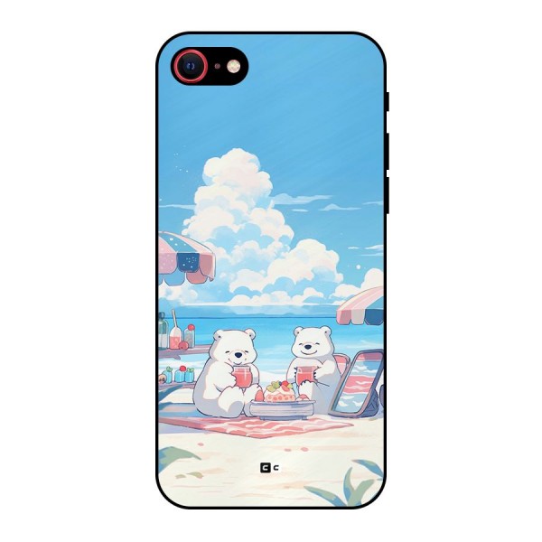 Picnic Time Metal Back Case for iPhone SE 2022