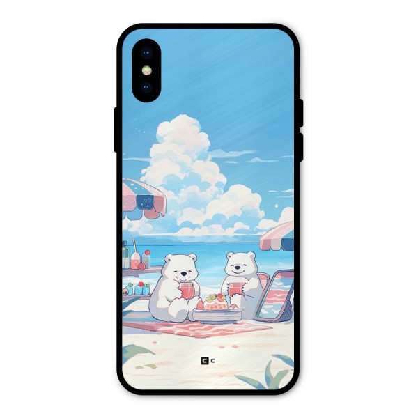 Picnic Time Metal Back Case for iPhone XS