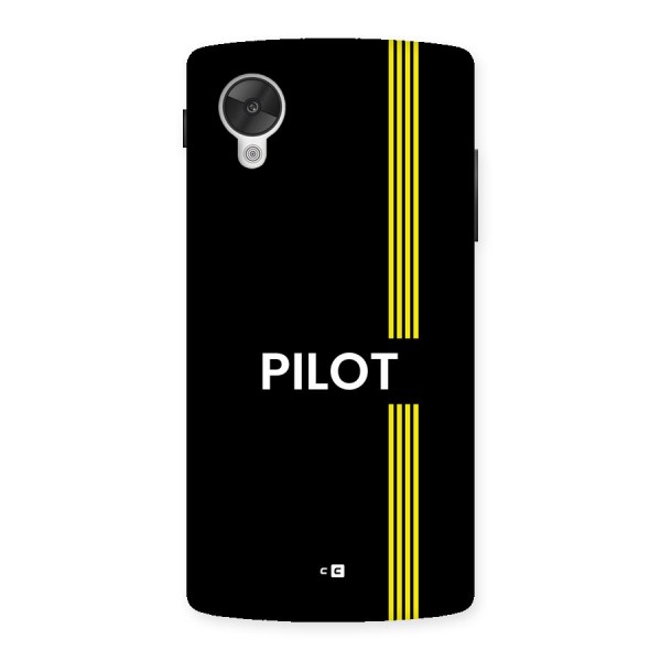 Pilot Stripes Back Case for Google Nexus 5