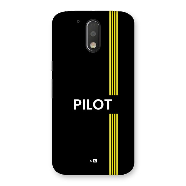 Pilot Stripes Back Case for Moto G4 Plus