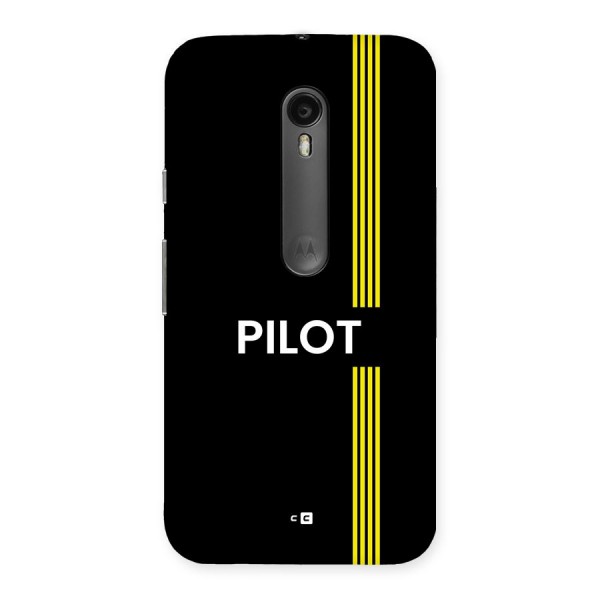 Pilot Stripes Back Case for Moto G Turbo