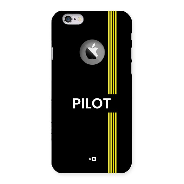 Pilot Stripes Back Case for iPhone 6 Logo Cut
