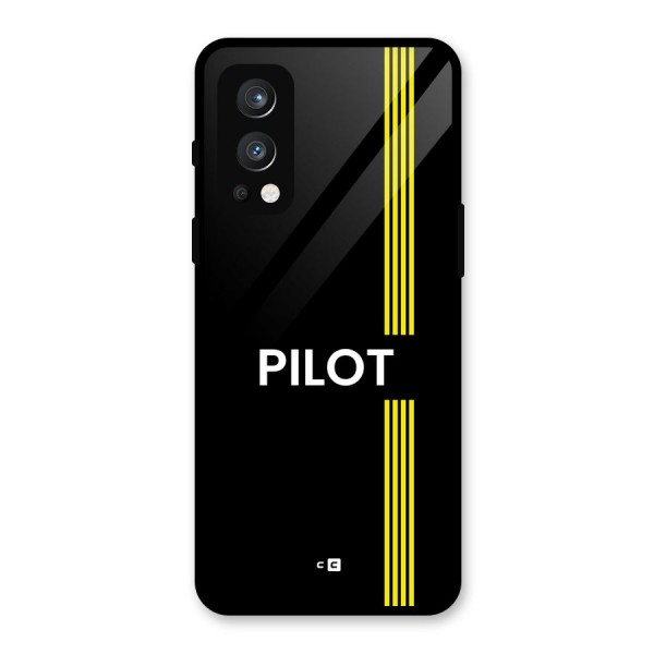 Pilot Stripes Glass Back Case for OnePlus Nord 2 5G