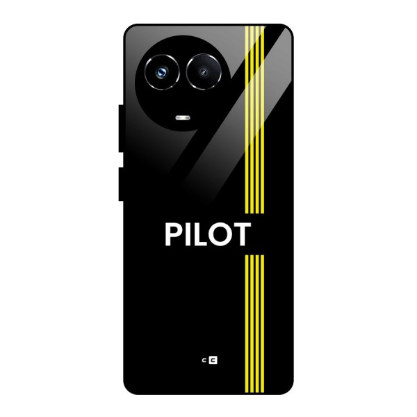Pilot Stripes Glass Back Case for Realme Narzo 60X