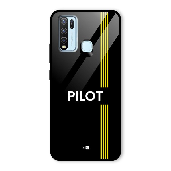 Pilot Stripes Glass Back Case for Vivo Y50