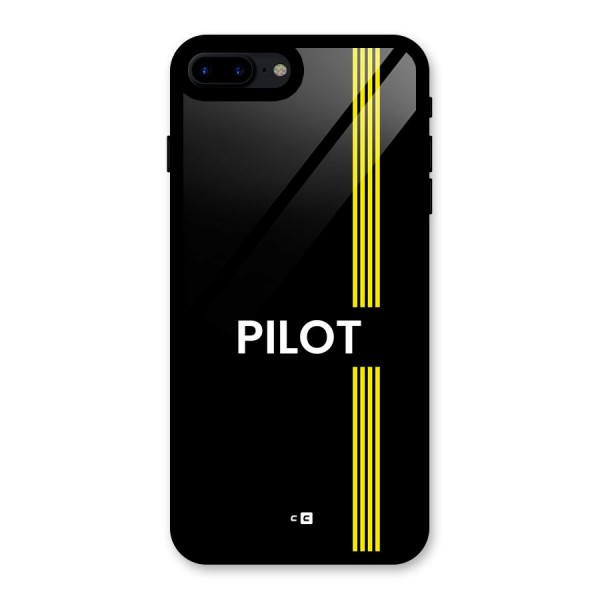 Pilot Stripes Glass Back Case for iPhone 7 Plus