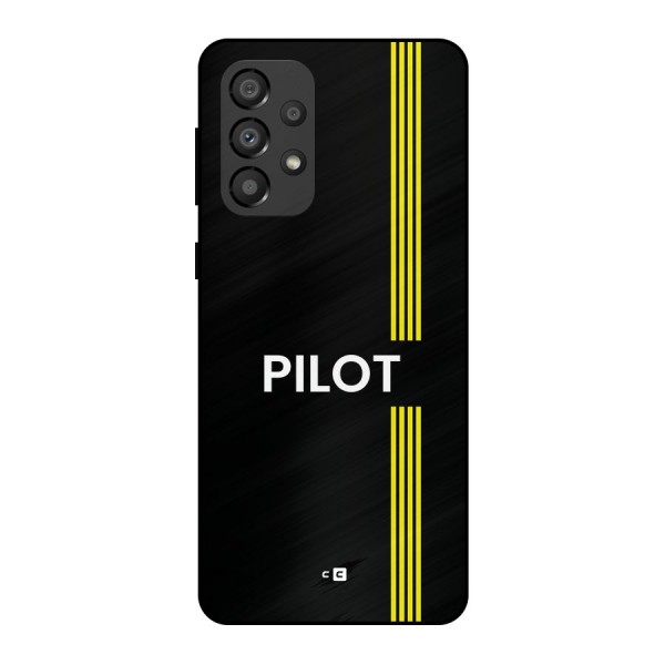 Pilot Stripes Metal Back Case for Galaxy A33 5G