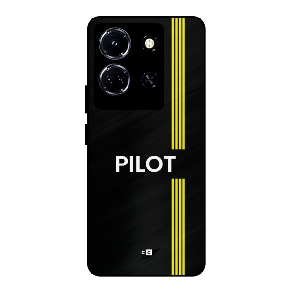Pilot Stripes Metal Back Case for Infinix Note 30 5G