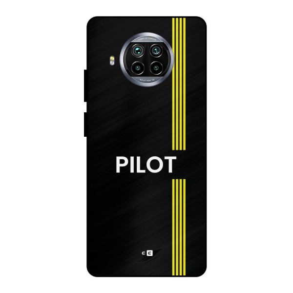 Pilot Stripes Metal Back Case for Mi 10i