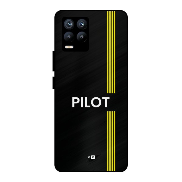Pilot Stripes Metal Back Case for Realme 8 Pro