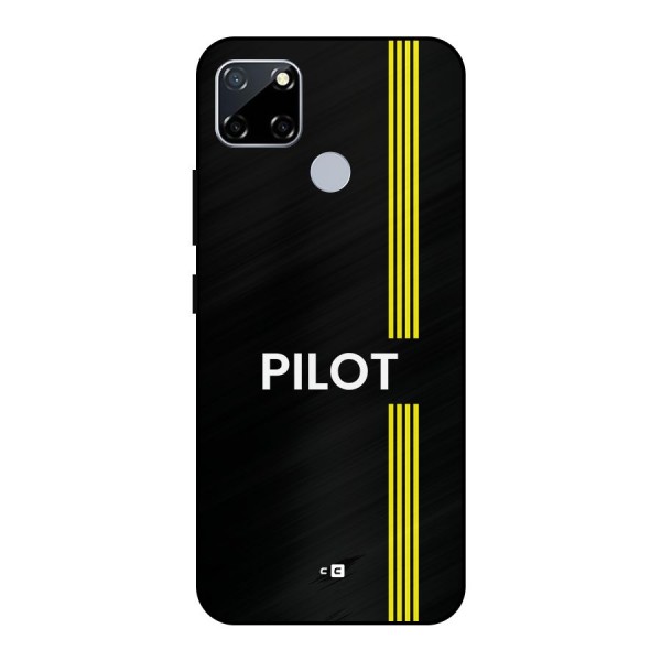 Pilot Stripes Metal Back Case for Realme Narzo 30A